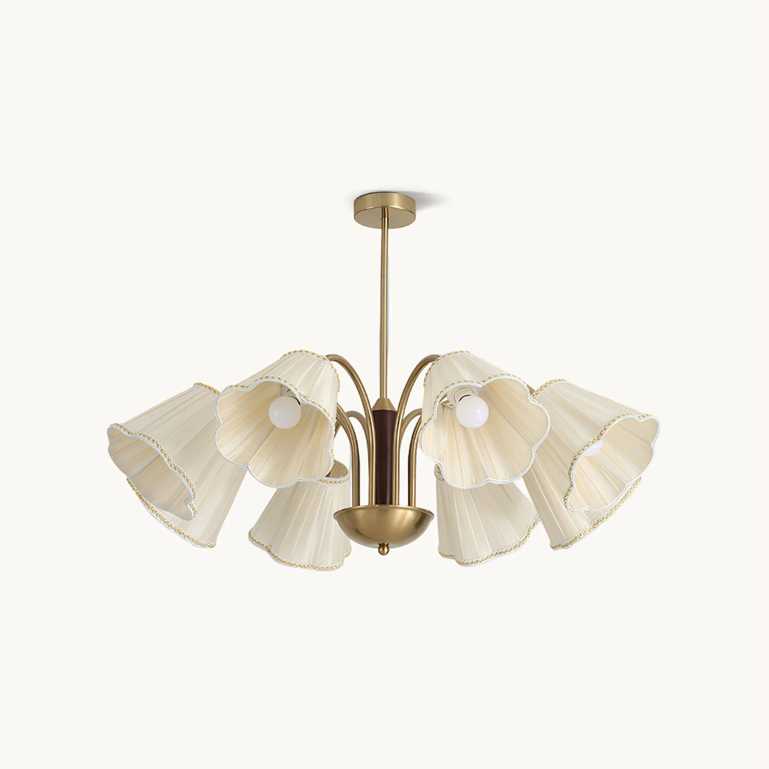 Artisan Florentine Fabric Chandelier Efficient