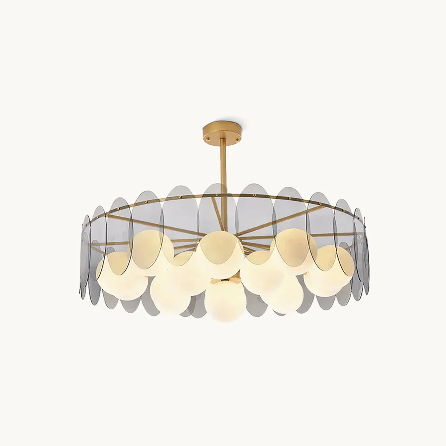 Responsible Molecular Glass Balls Chandelier Fine Crafted