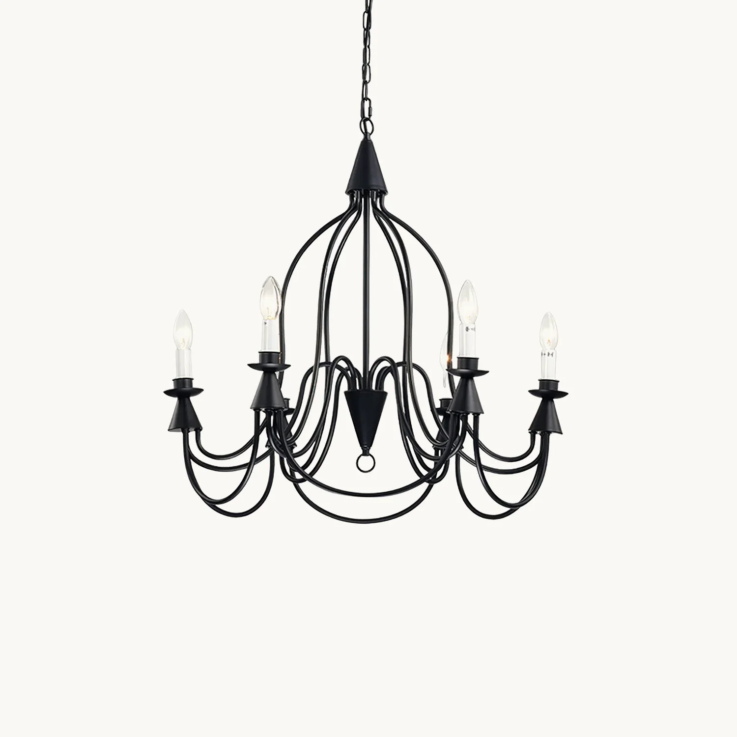 Relaxed Vintage Candlestick Chandelier Expertly Made