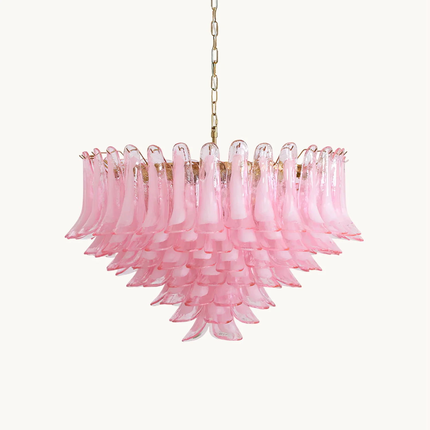 Soft Barcelona Murano Chandelier Enhanced