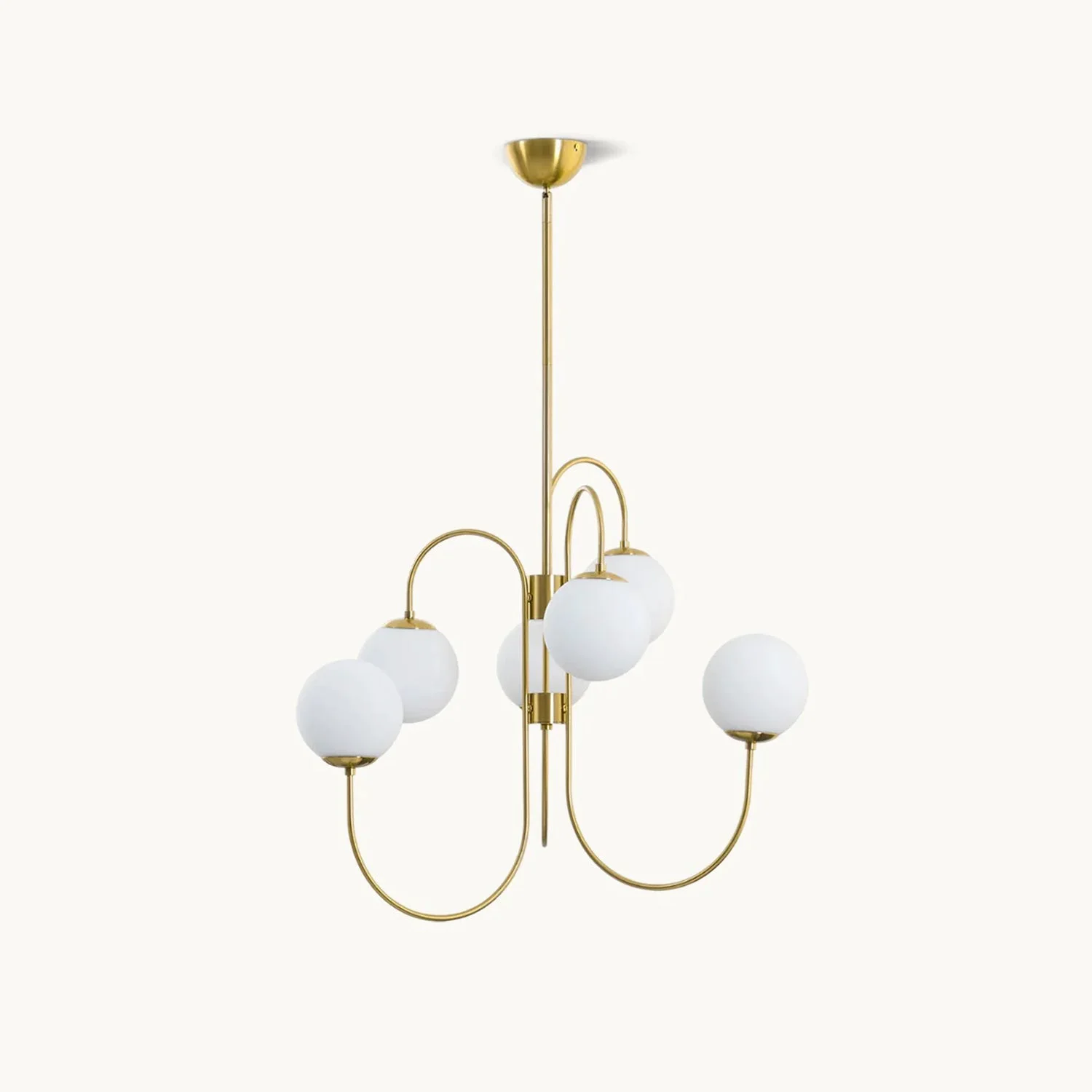 Relaxed Gooseneck Chandelier Outstanding