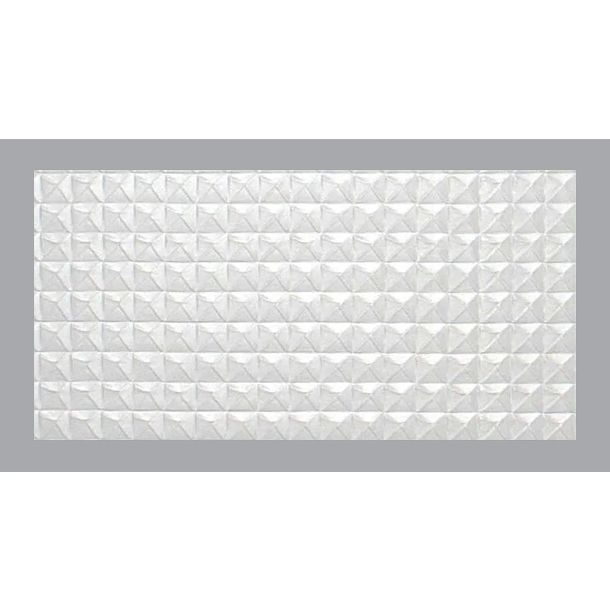Comfortable Parkland Performance SpectraTile Millennium 2 Ft. x 4 Ft. White PVC Diamond Pyramid Suspended Ceiling Tile Modern