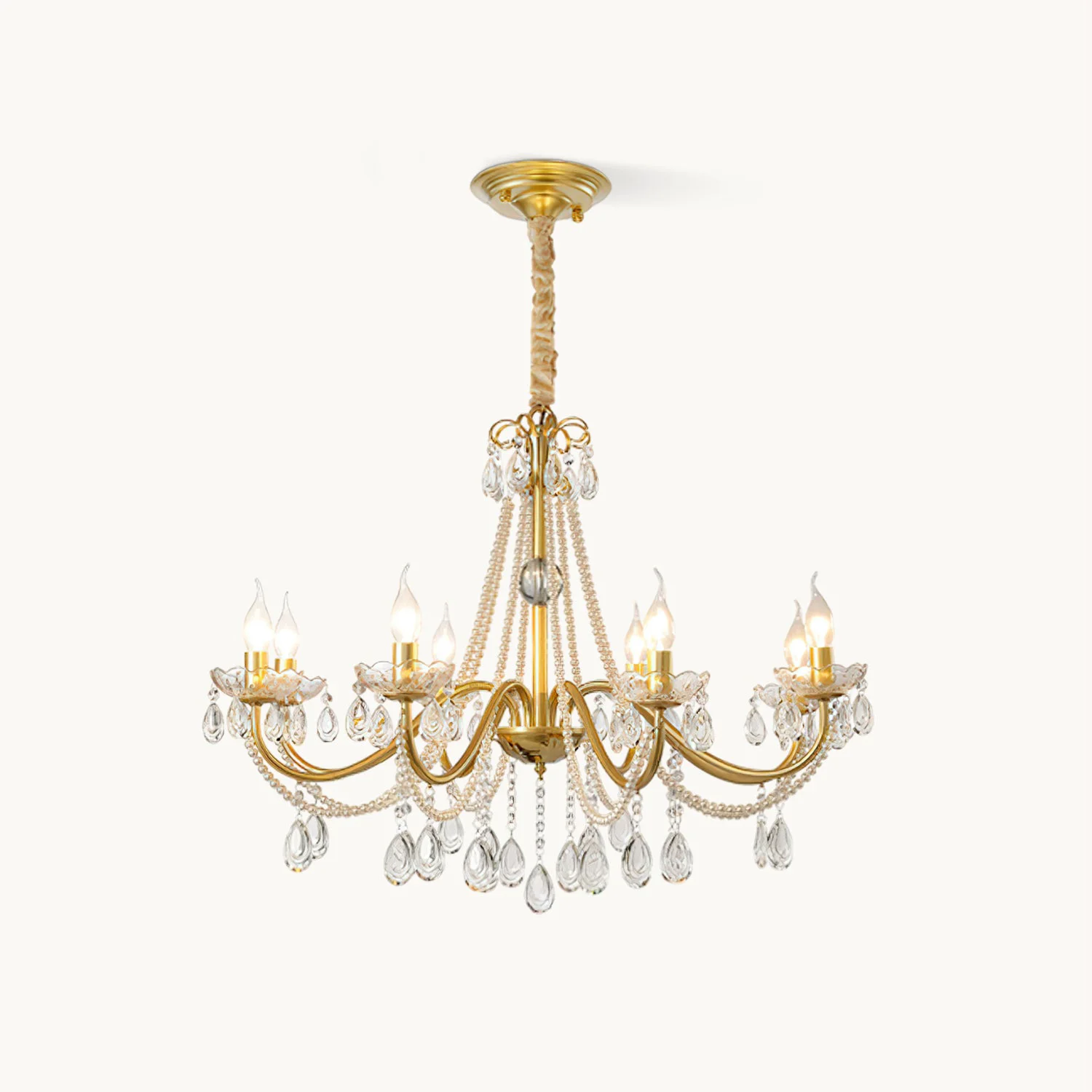 Functional Allegri Crystal Chandelier Top-Quality