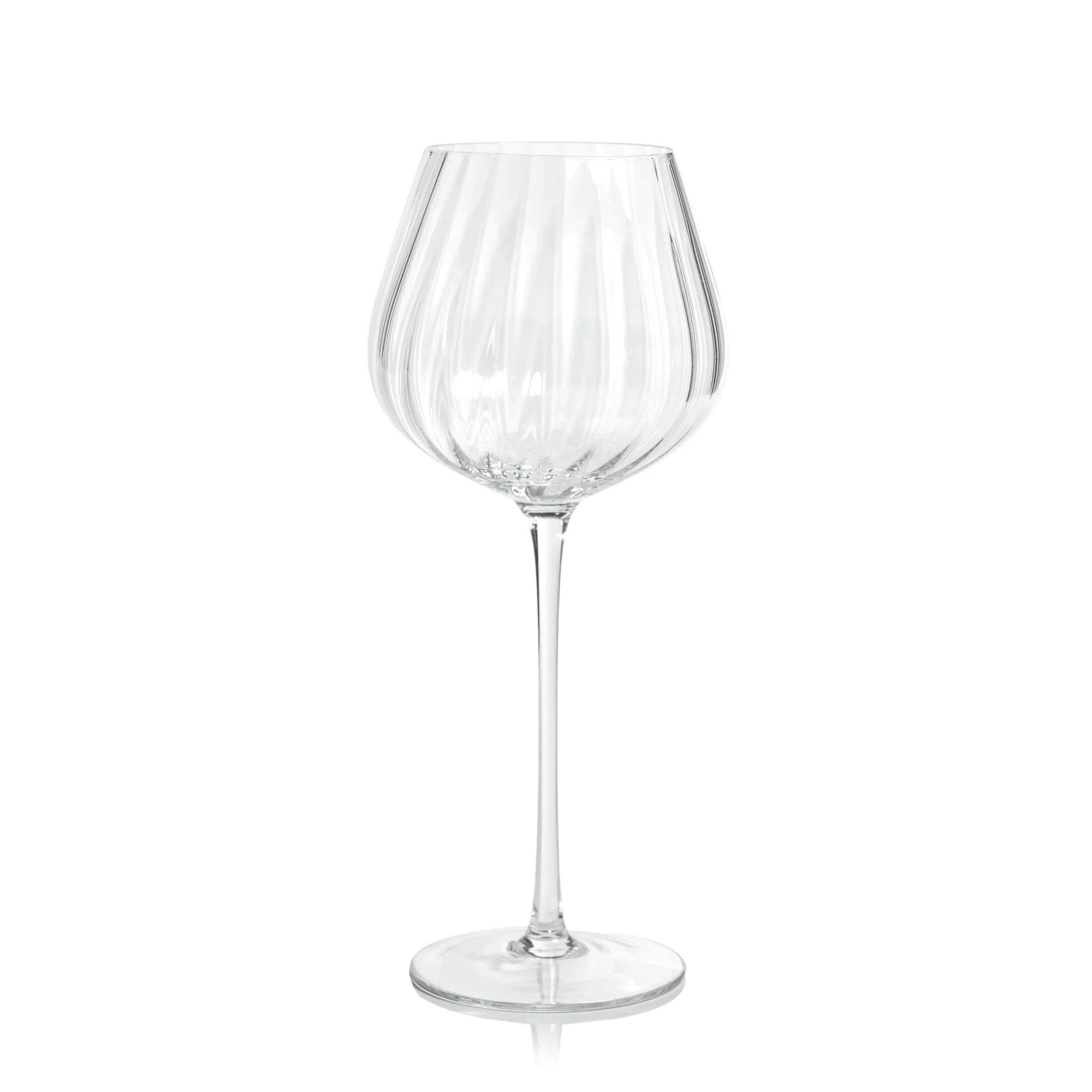 Original Design Madeleine Optic Glassware - Clear - Red Wine Glass High-Grade
