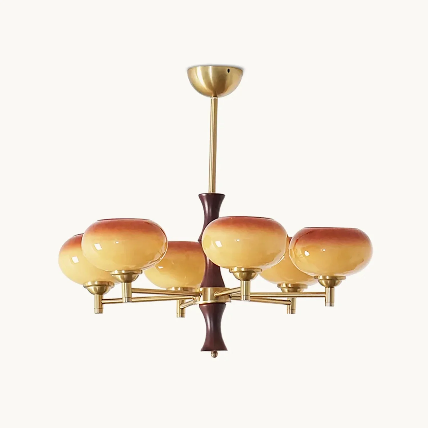 Efficient Persimmon Chandelier Carefully Designed