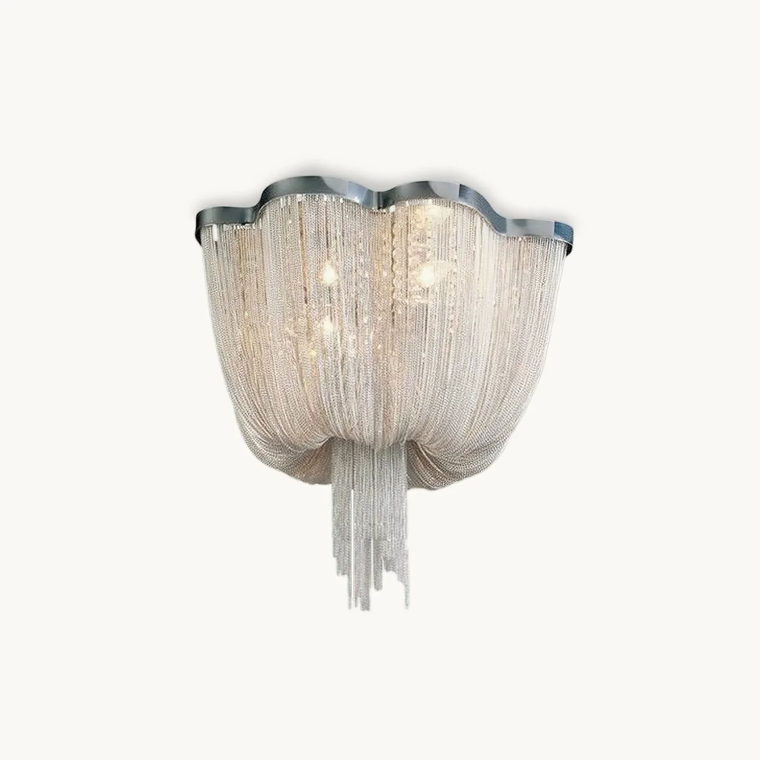 Authentic Light Luxury Tassel Ceiling Lamp Smooth