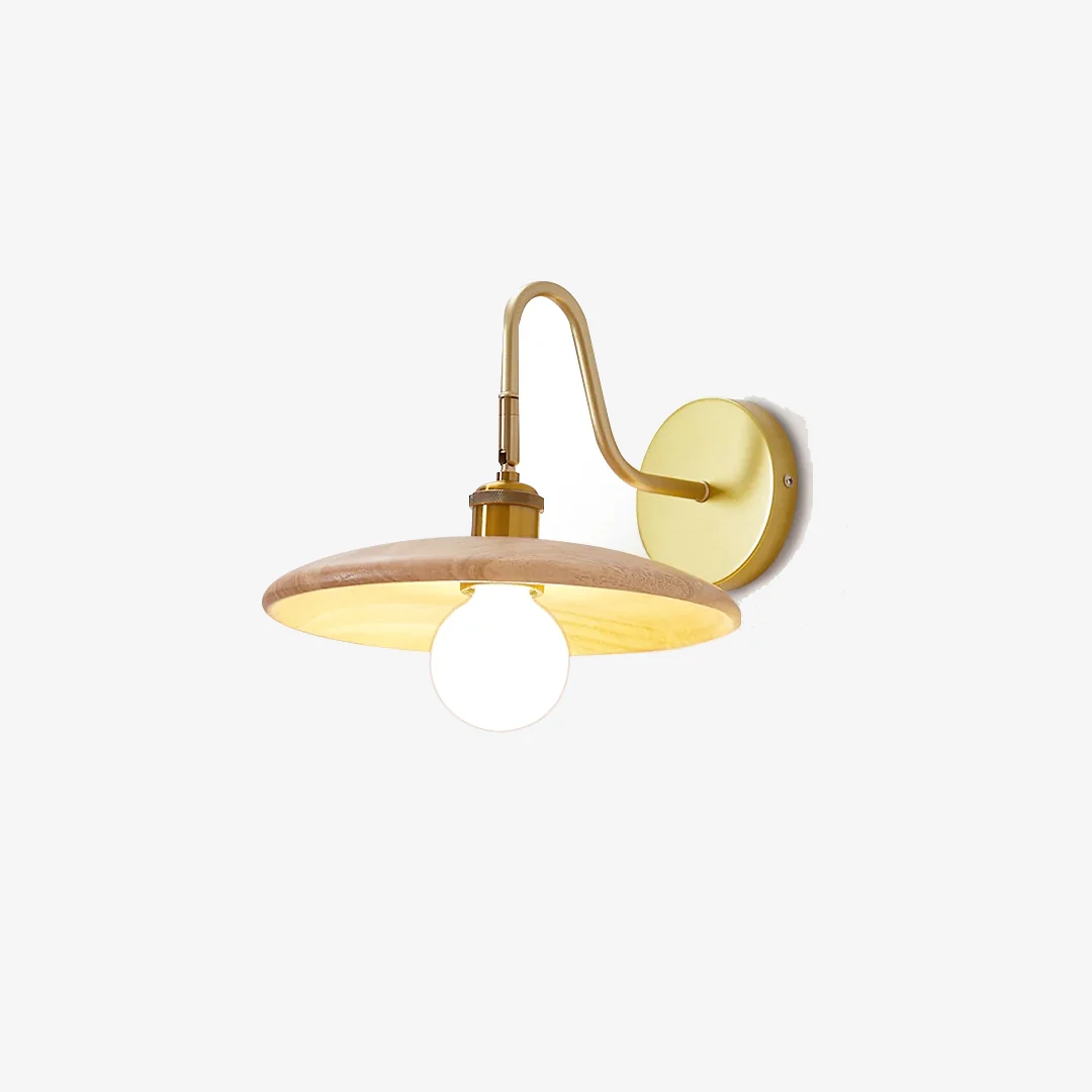 Breathable Nordic Log Wall Lamp Casual