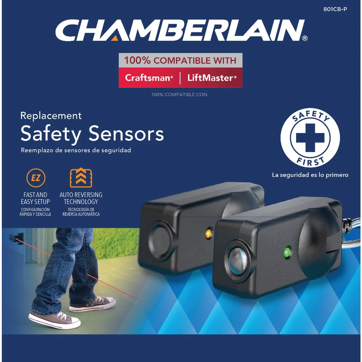 Premium Chamberlain Safety Sensor 2 Count Authentic