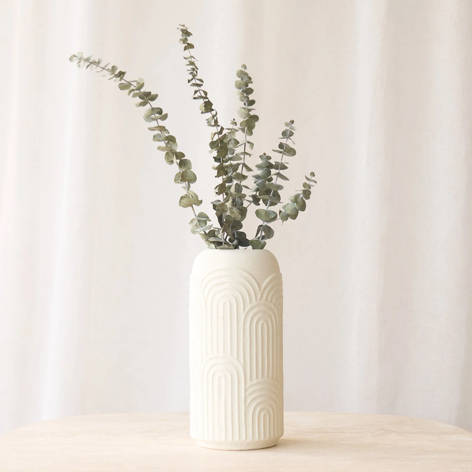 Smooth Diego Vase Cream Top-Quality