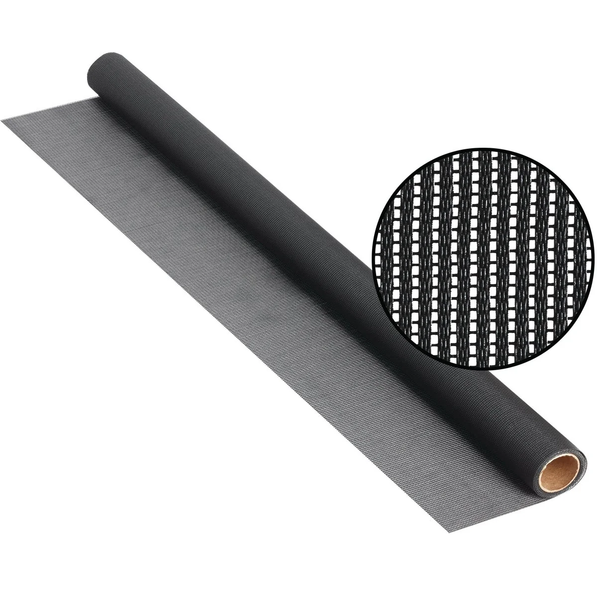 High-Performance Phifer SunScreen 48 In. x 100 Ft. Charcoal Woven Vinyl-Coated Fiberglass Screen Exceptional