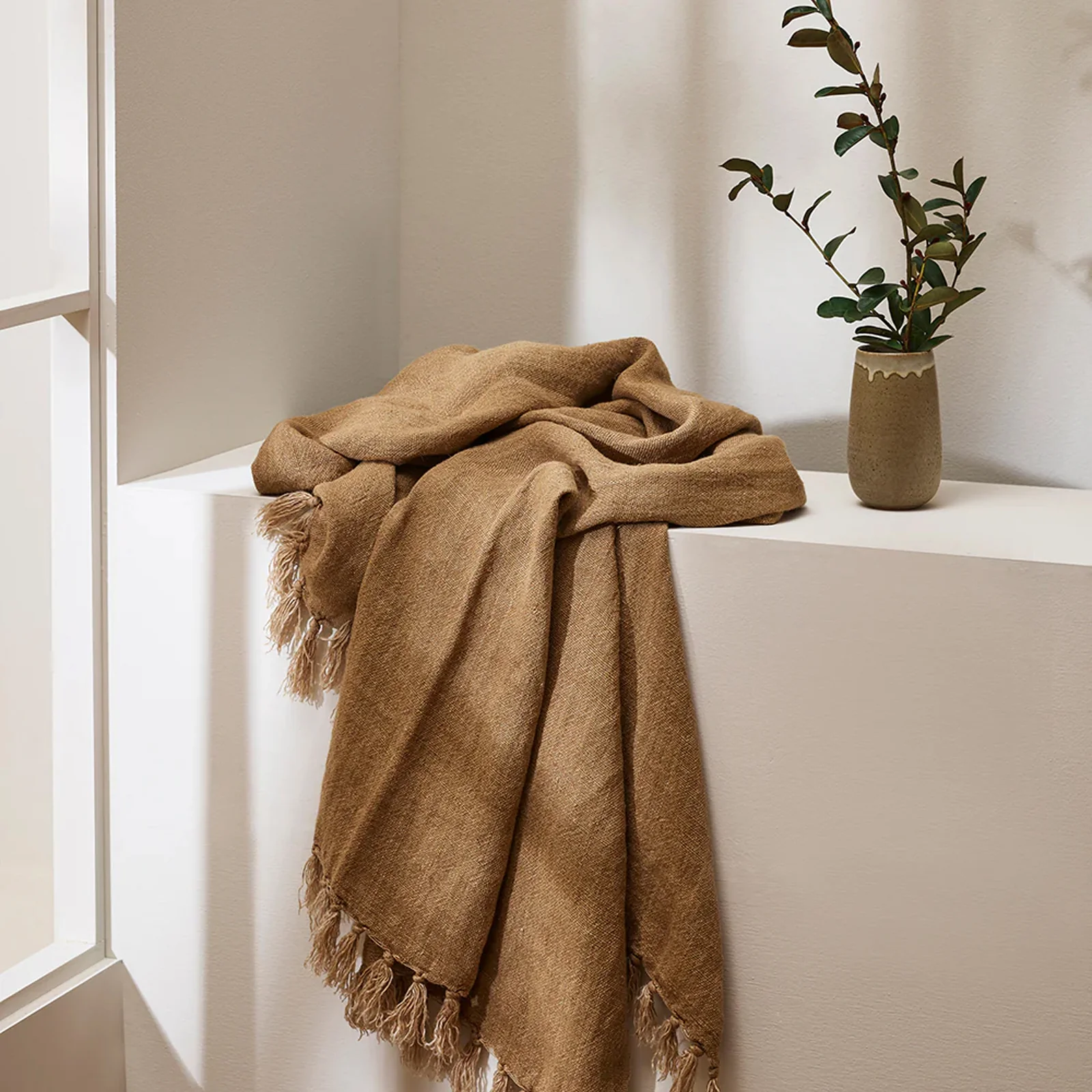 Functional Millhouse Throw Cumin Minimalist