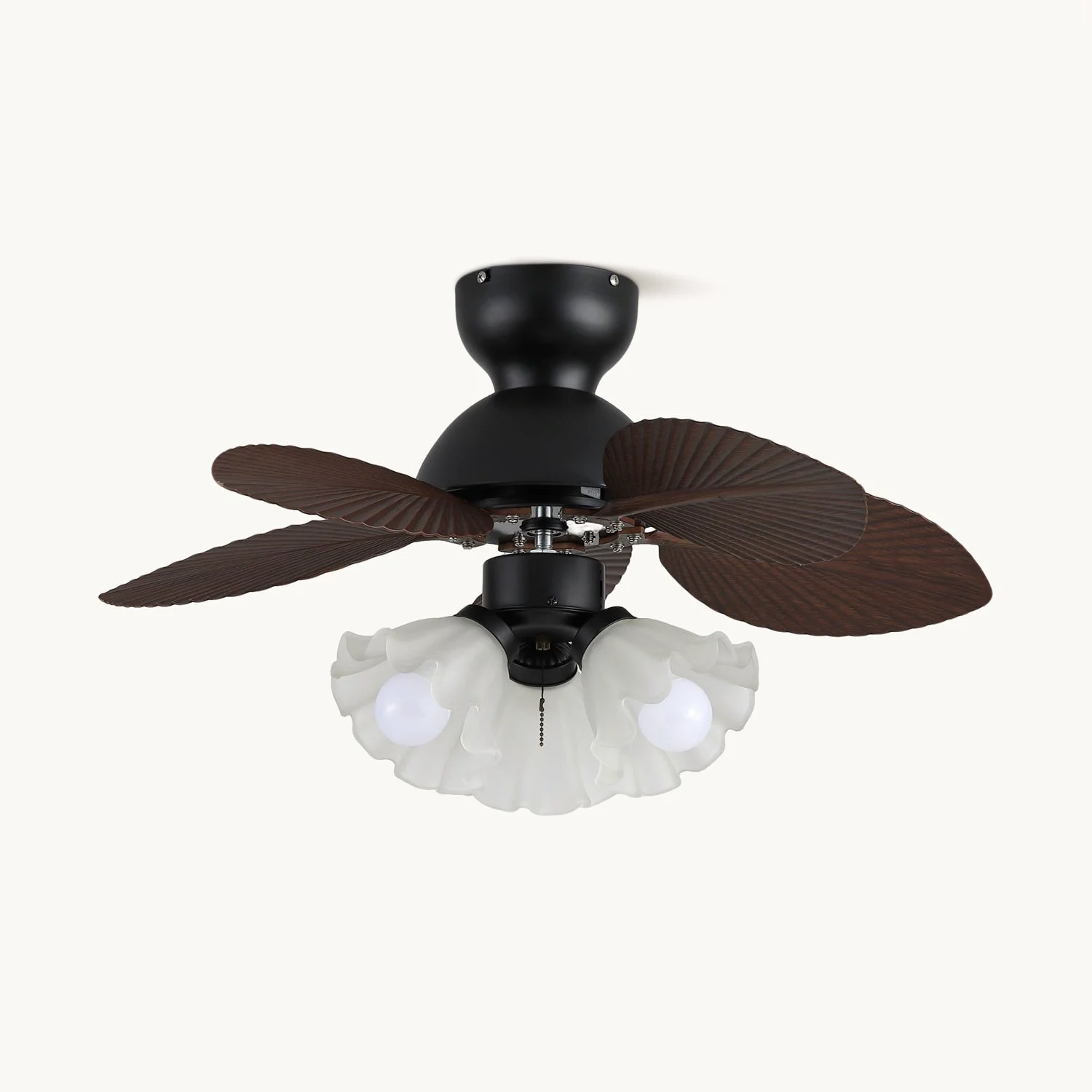 Carefully Designed Tropica Palm Ceiling Fan Light Unique