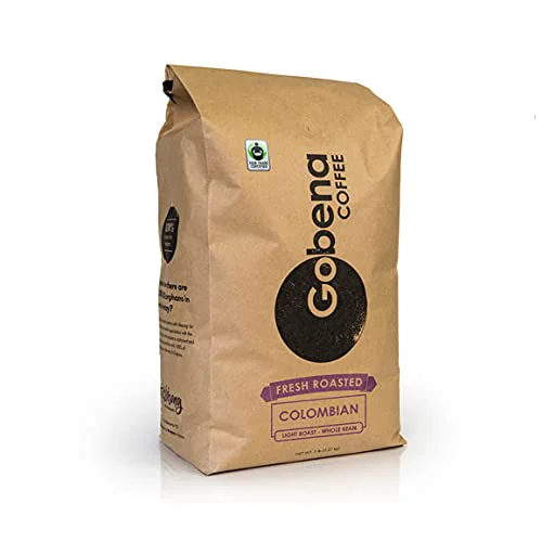 Genuine Fair Trade Colombian Light Roast Coffee Beans Long-Lasting