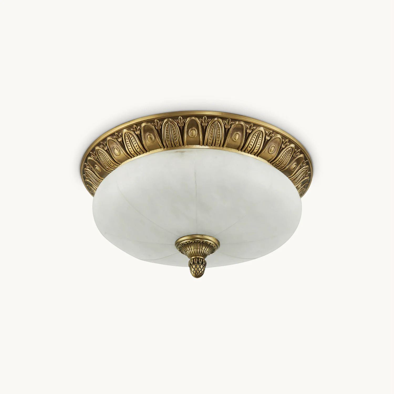 Recyclable Deltana Alabaster Ceiling Light Breathable