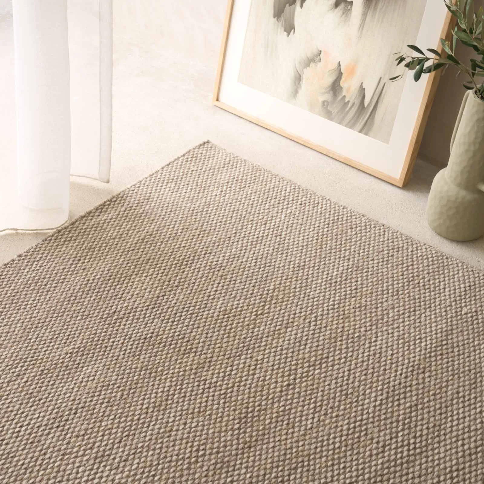 Superior Drift Wool Handwoven Rug Espresso Innovative