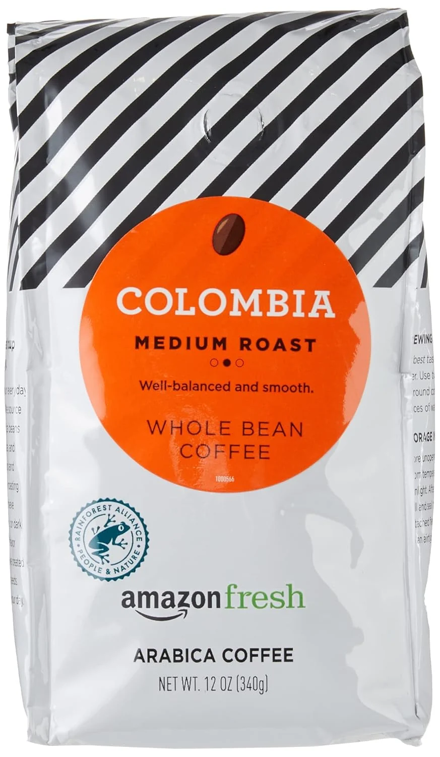 Refined Fresh Colombia Whole Bean Coffee Medium Roast 12 Ounce Pack of 3 Original