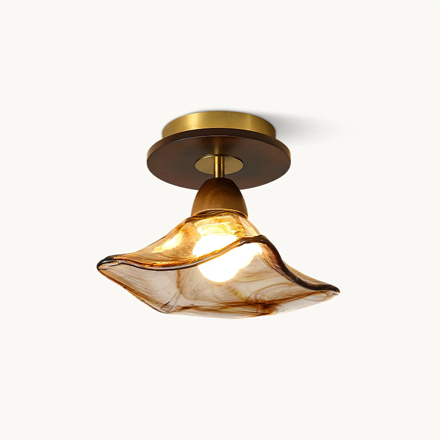Safe Heaney Flower Ceiling Light Organic