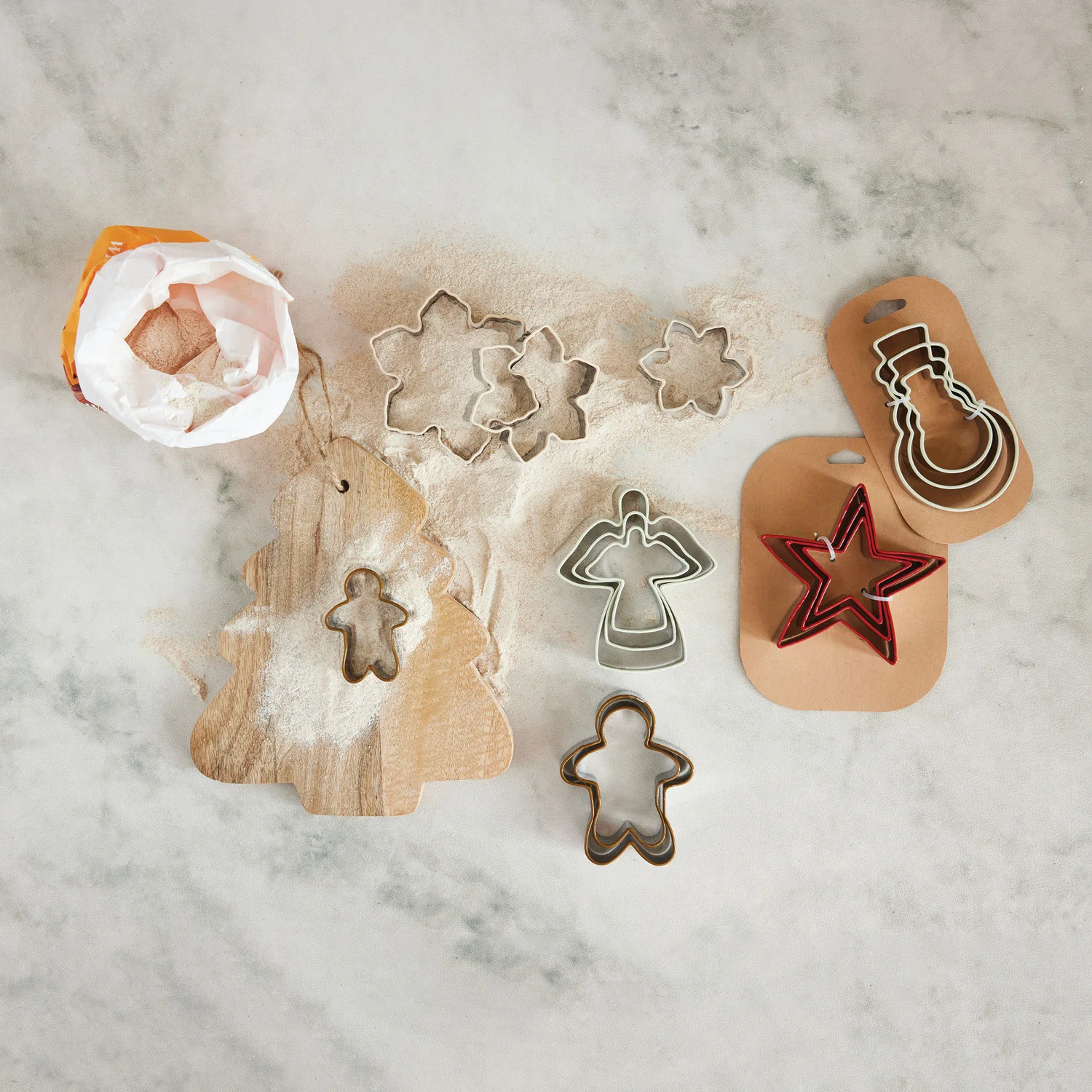 Organic Cookie Cutters Holiday Set Solid