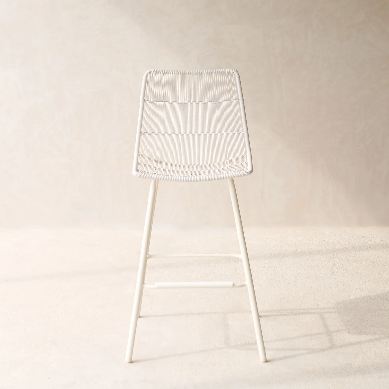 Environmentally Friendly Rose Outdoor Counter Stool Chalk World-Class