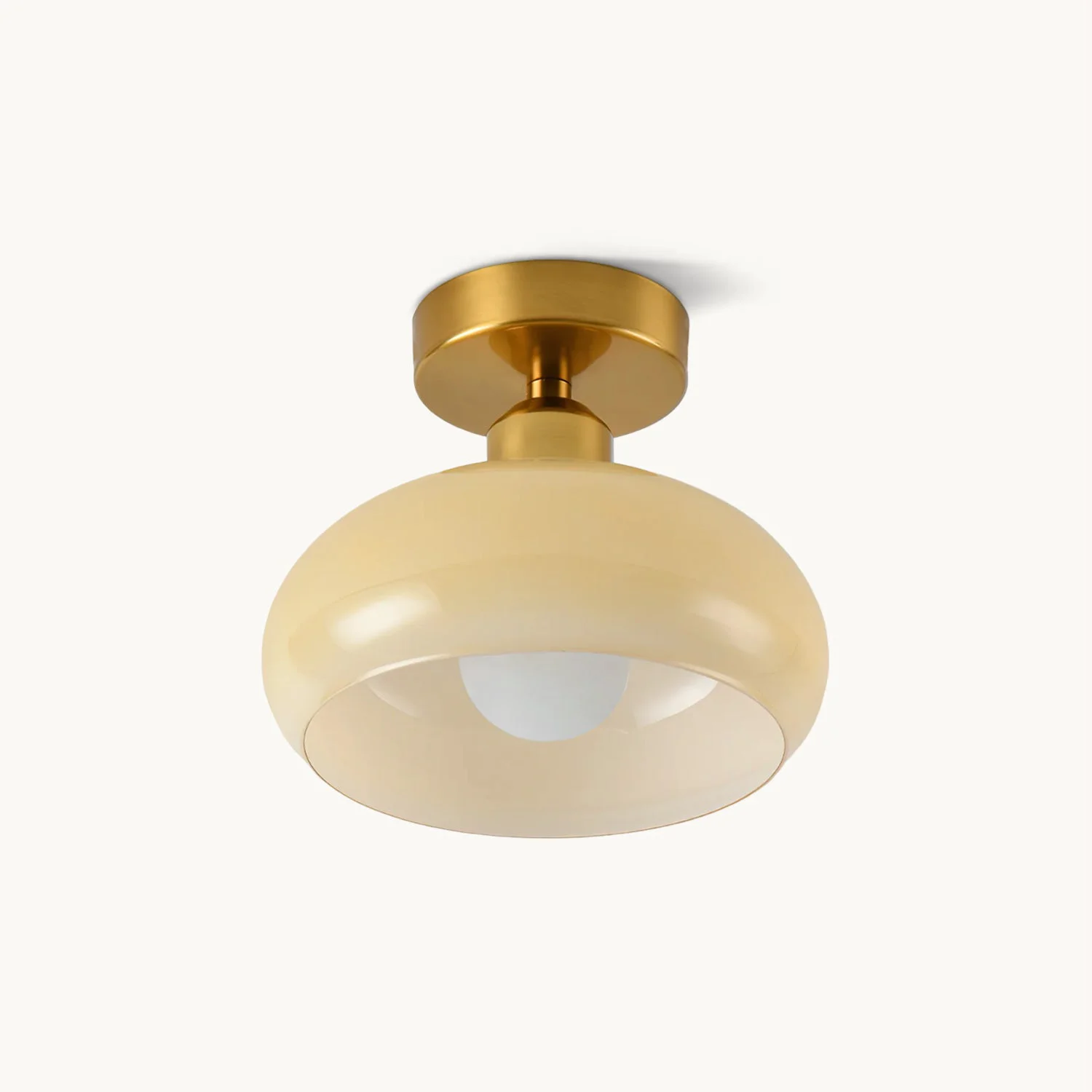 Exclusive Simple Cream Ceiling Lamp Premium Material