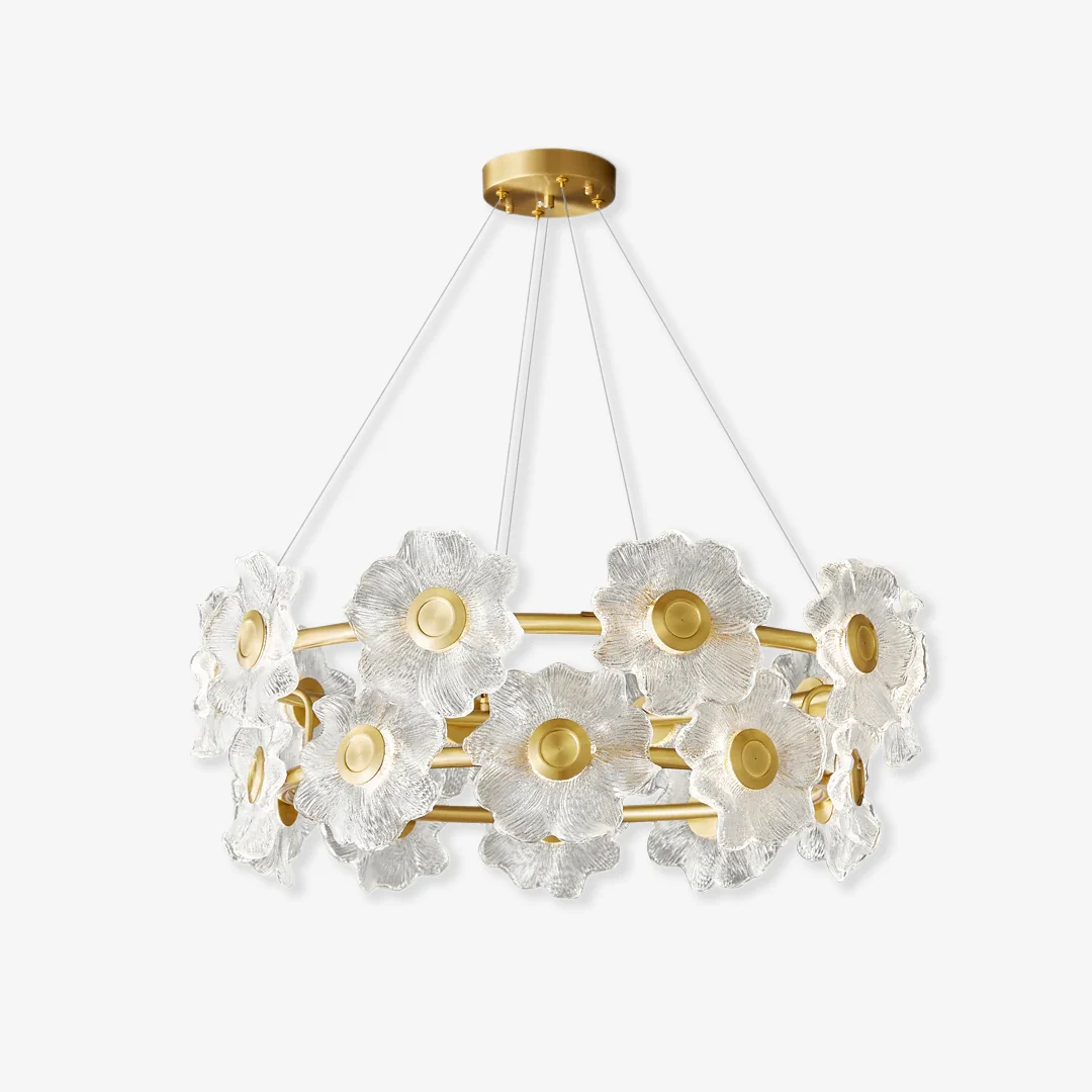 Solid Charlotte Flower Chandelier Comfortable