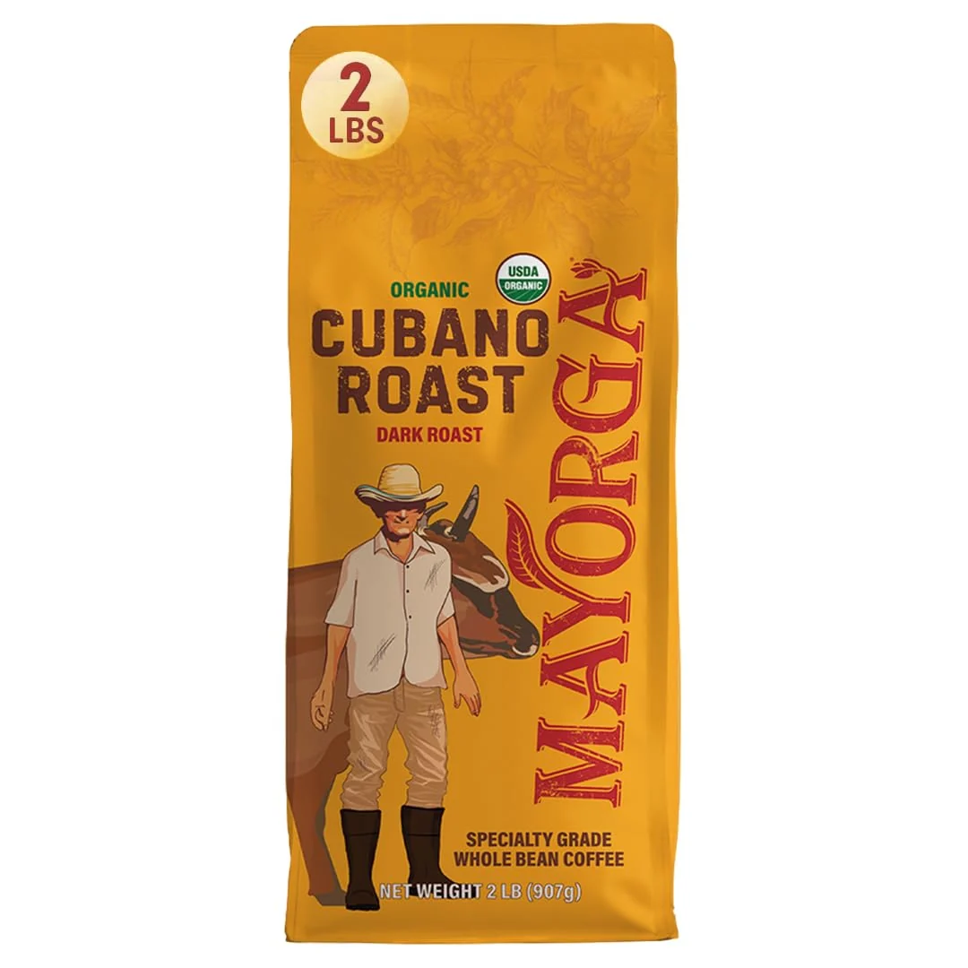 Practical Mayorga Organic Cafe Cubano Dark Roast Coffee Beans Trusted
