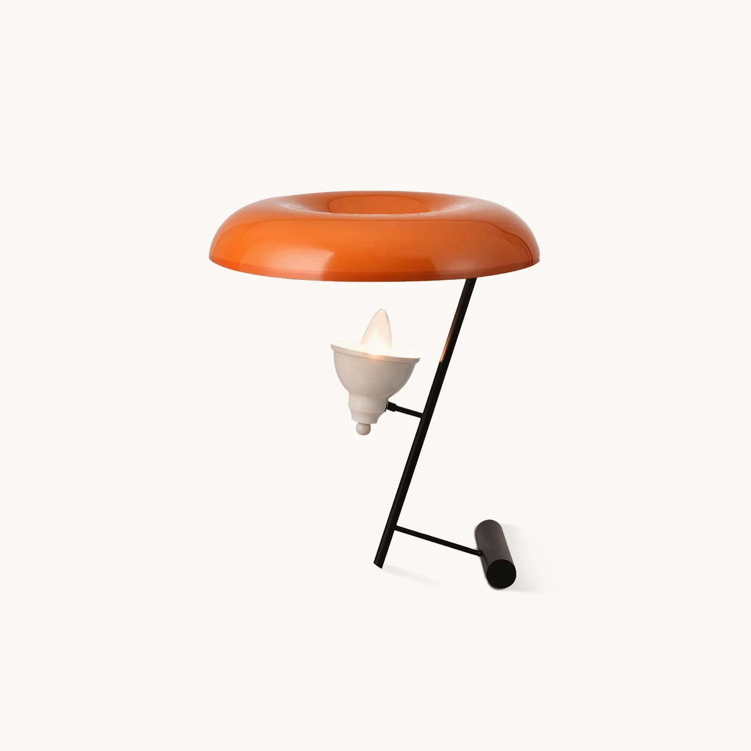 Comfortable Orange Donut Table Lamp Responsible