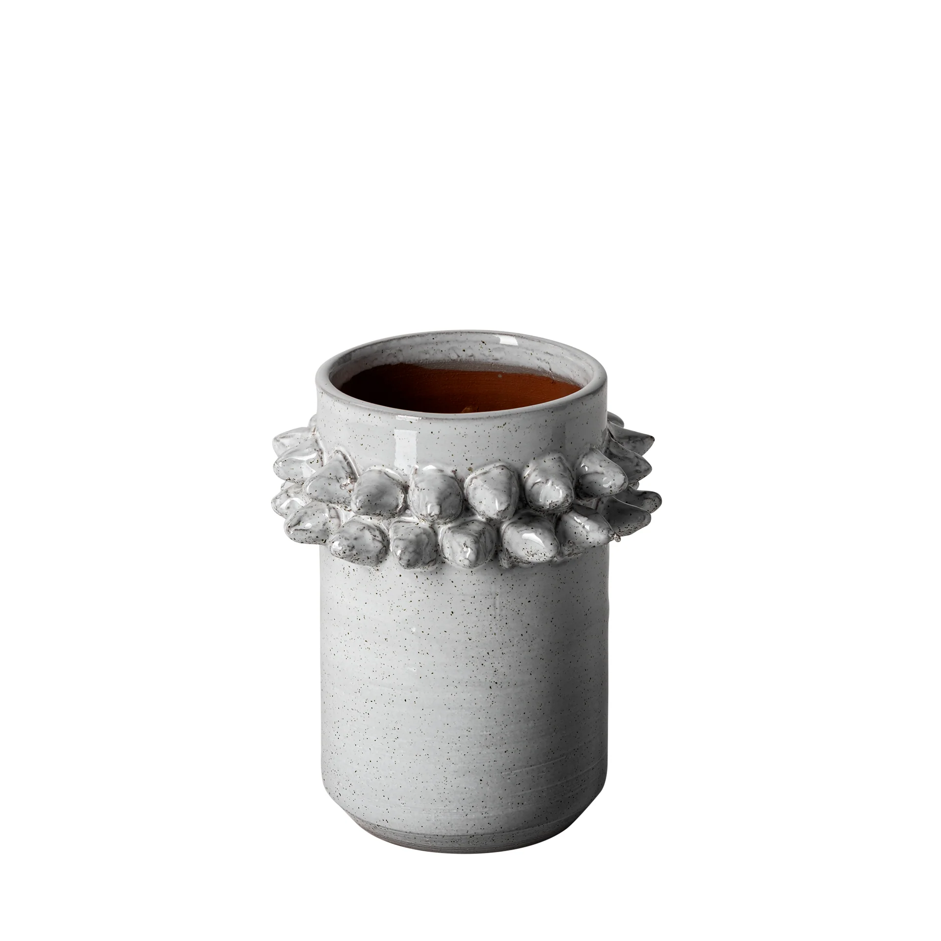 Long-Lasting Farmhampton Small Gray Spoked Ceramic Vase Next-Generation