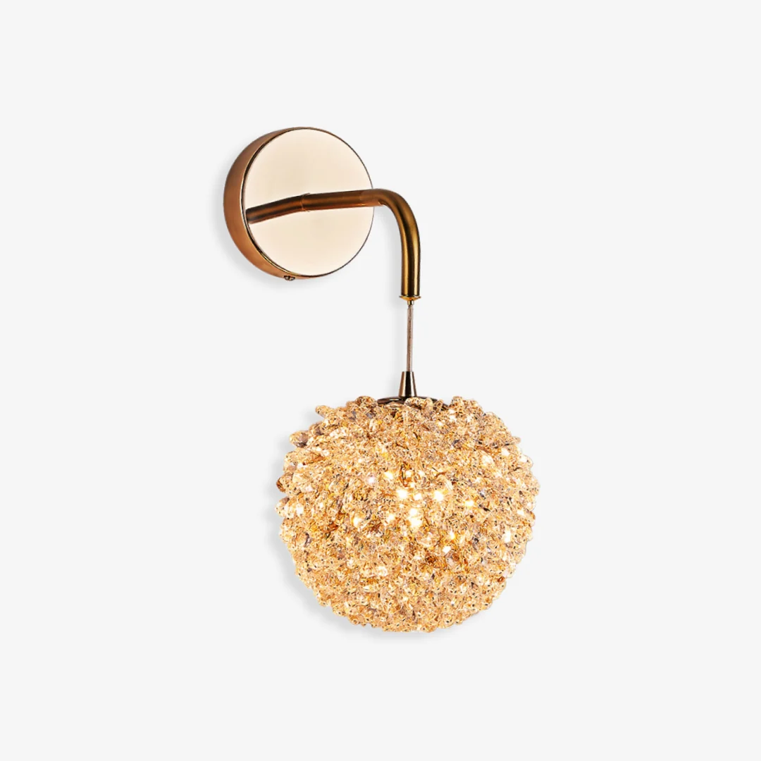 Artisan European Crystal Pendant Wall Lamp Unique