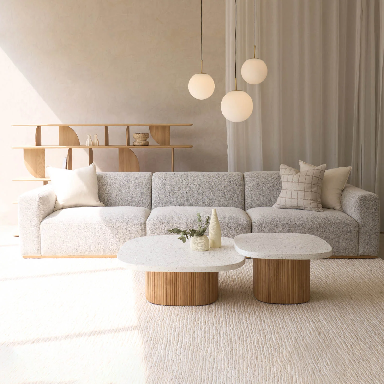 Soft Komo Modular Sofa 5 Seater - Asgard 342cm Professional
