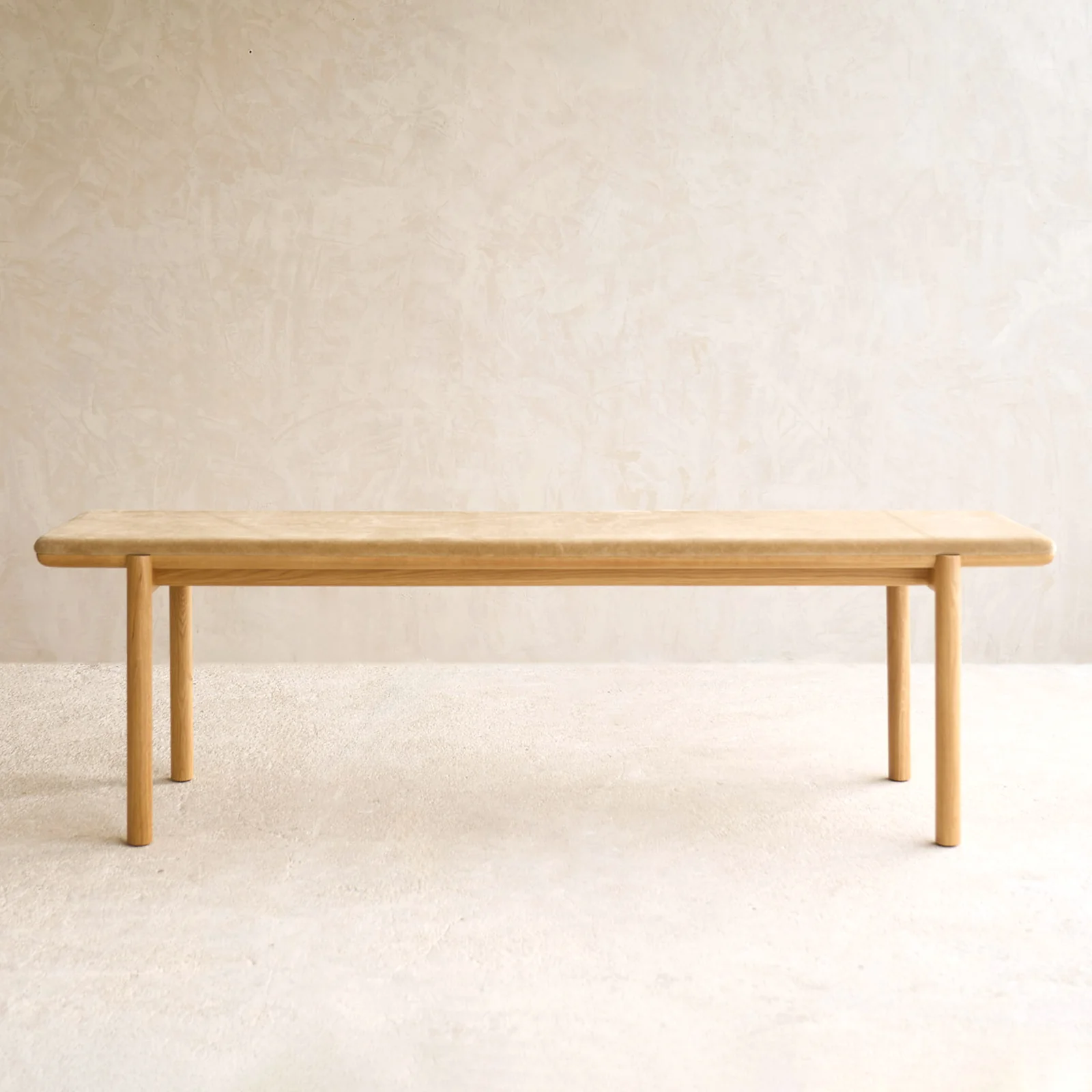 Practical Folk Bench Oak Frame - Canopy 160cm Organic