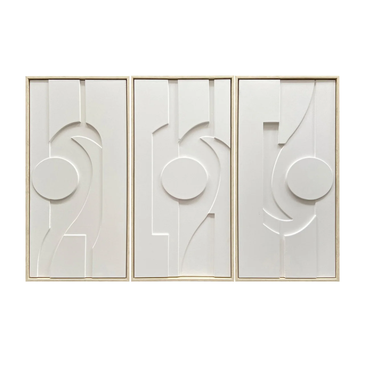 Trendy NOVAK DIMENSIONAL 3 A WALL DECOR Set of 3 Reusable