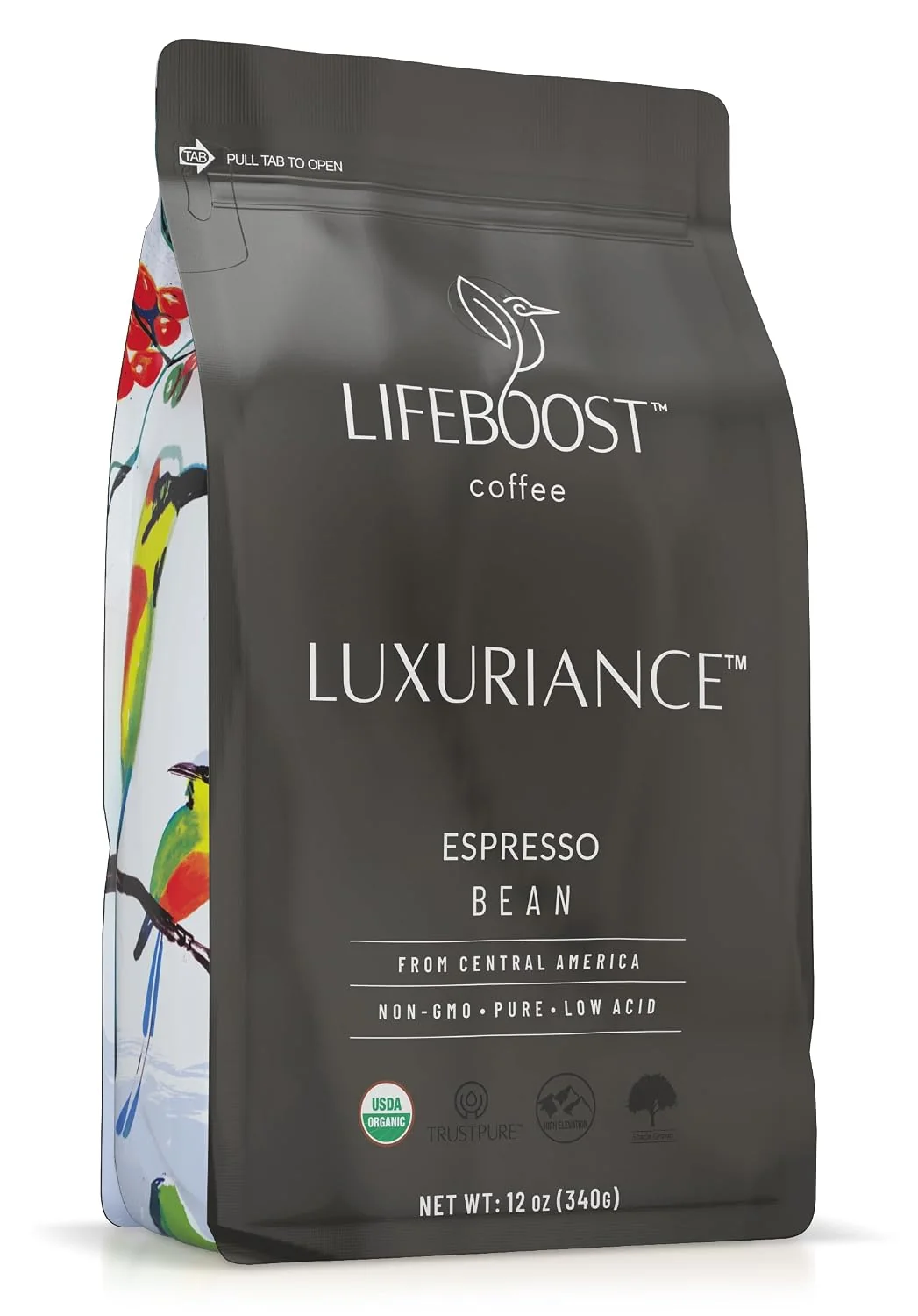 Environmentally Friendly Lifeboost Organic Espresso Whole Bean Coffee - Low Acid Espresso Coffee Non-GMO USDA Organic Single Origin Third-Party Tested for Mycotoxins amp Pesticides - 12 oz Bag Smart