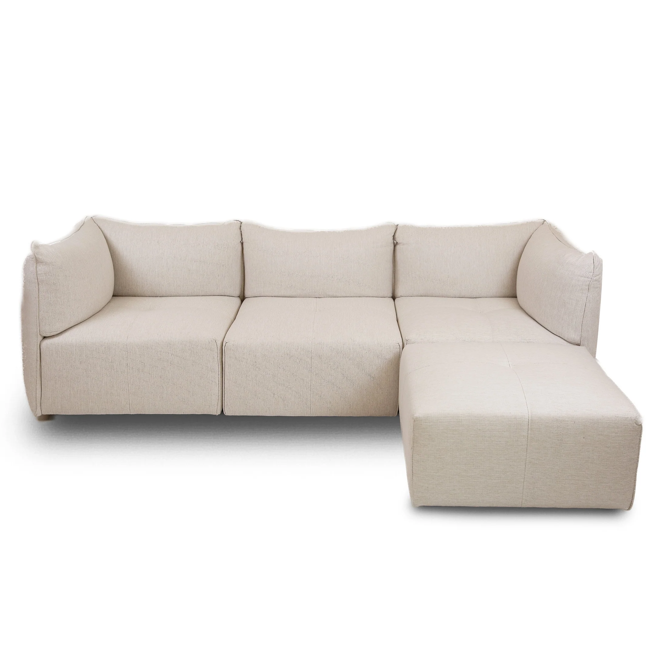 Contemporary Frida 5 PCs Modular Sectional Solid