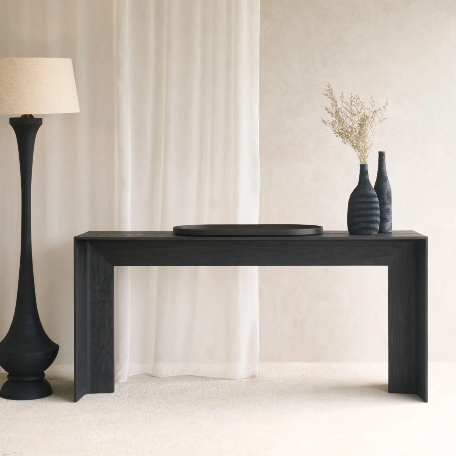 Original Design Jaunt Console Bison Raw Sawn 160cm Fast