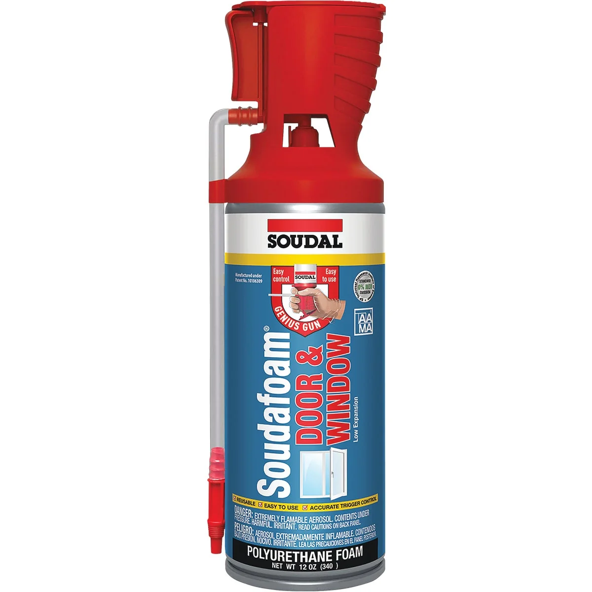 Environmentally Friendly Soudafoam 12 Oz. Minimal Expansion Door Window Foam Sealant Functional