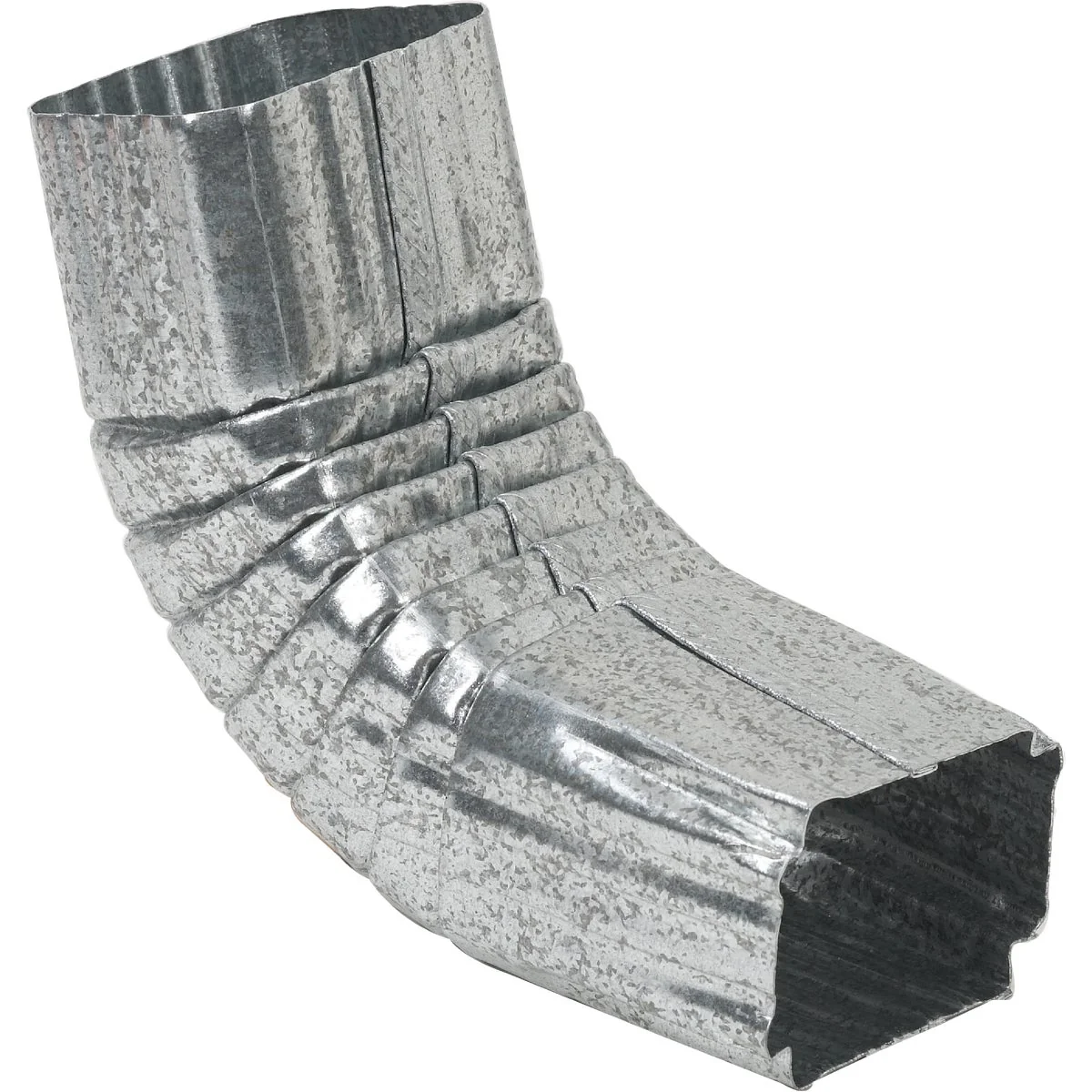 World-Class Amerimax 2 x 3 In. Galvanized Galvanized Front Downspout Elbow Carefully Designed