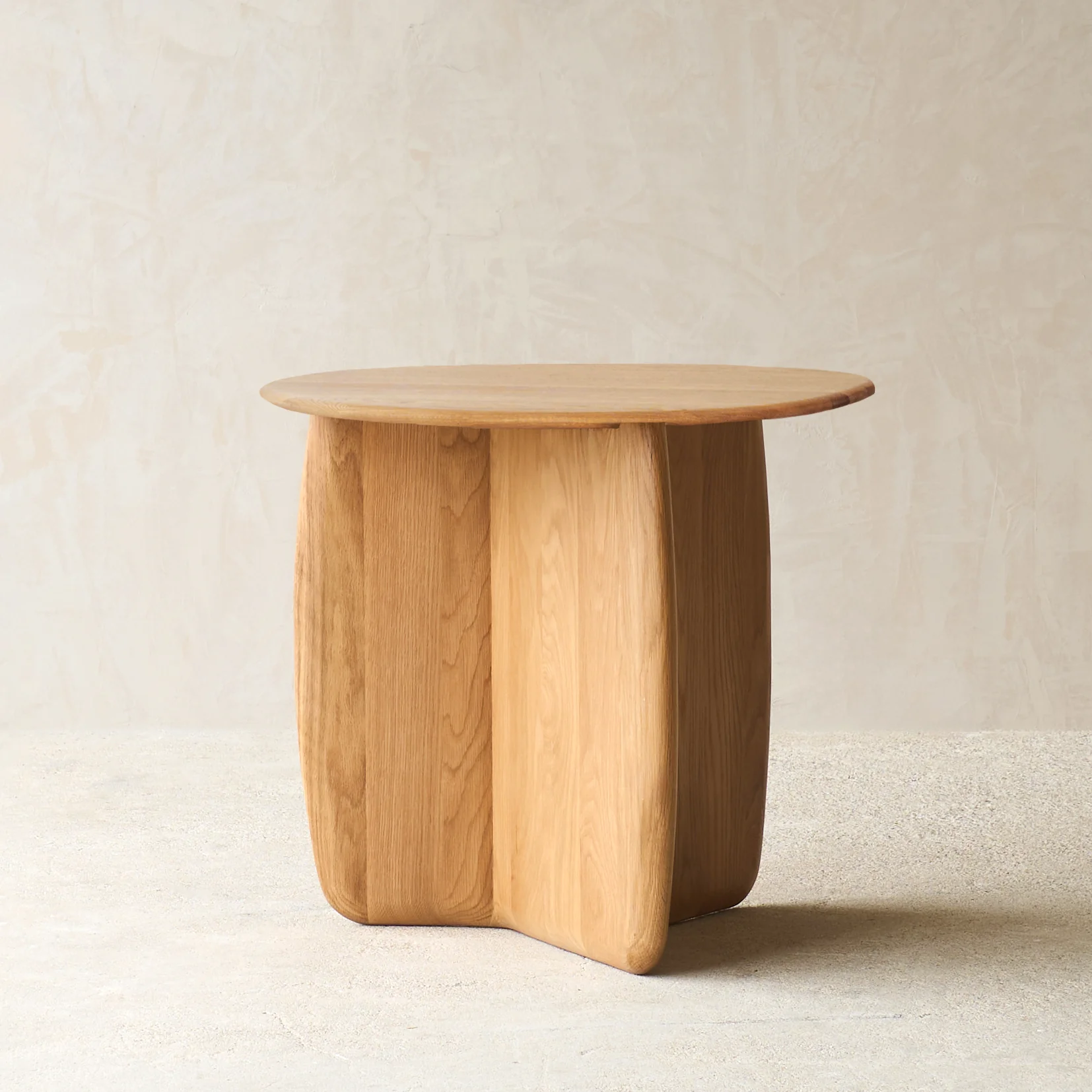 Specialty Eden Side Table Oak Walnut Smart