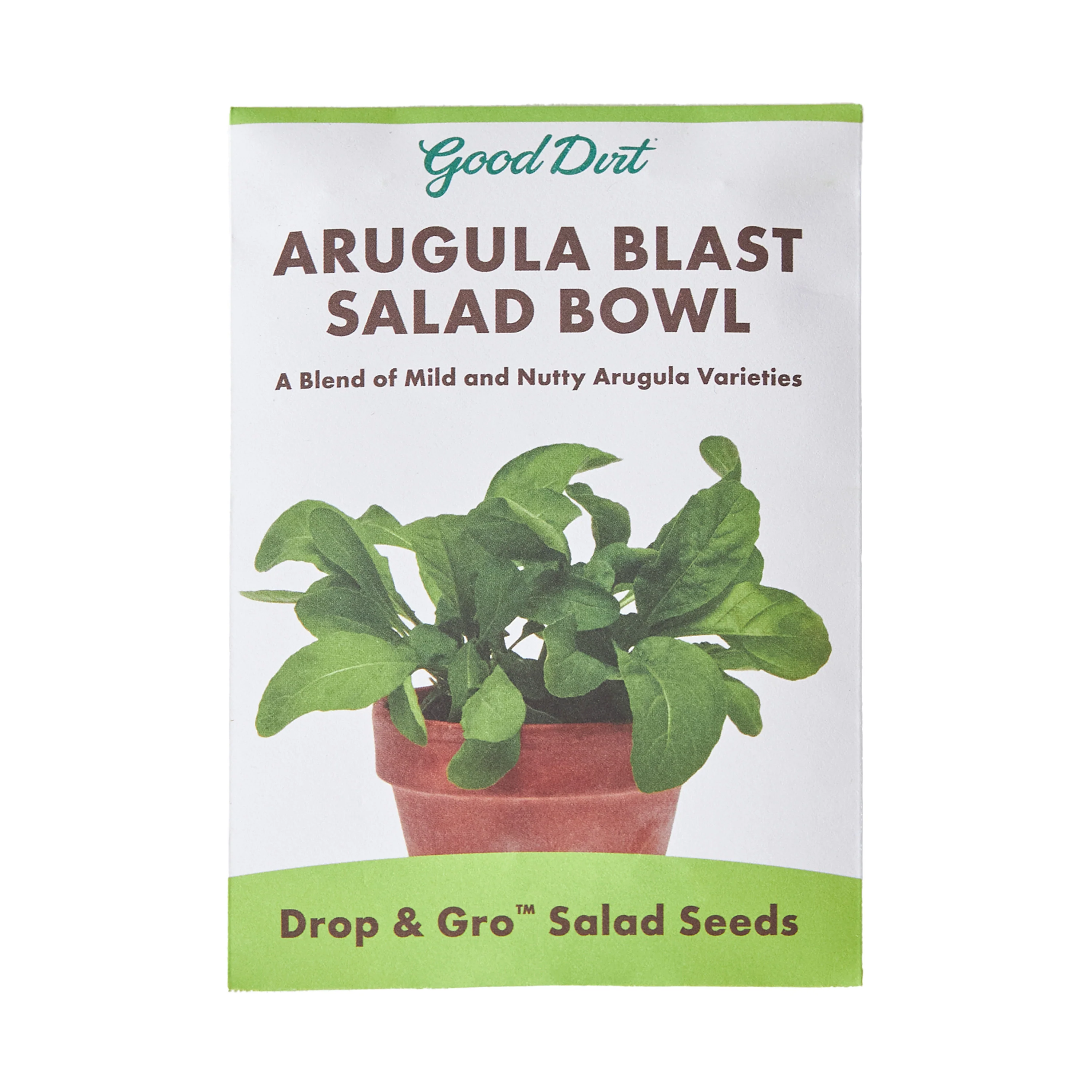 Smooth Good Dirt Drop Gro Arugula Seed Pods – Salad Greens Grow Kit Trendy
