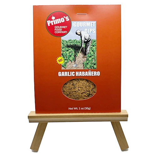 High-End Primo's Gourmet Garlic Habanero Dip Official