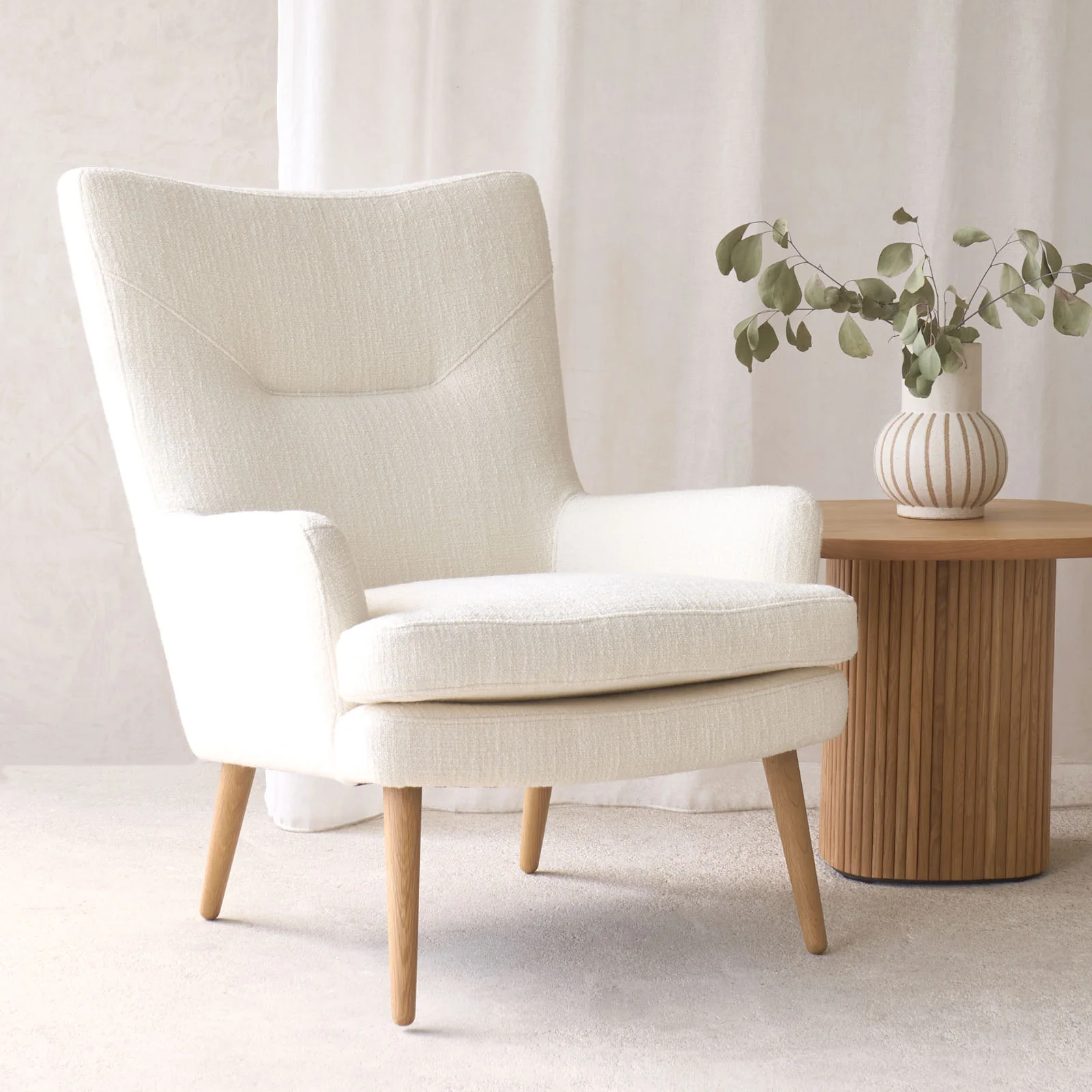 Official Pelagonia Fabric Armchair Panna Cotta Outstanding