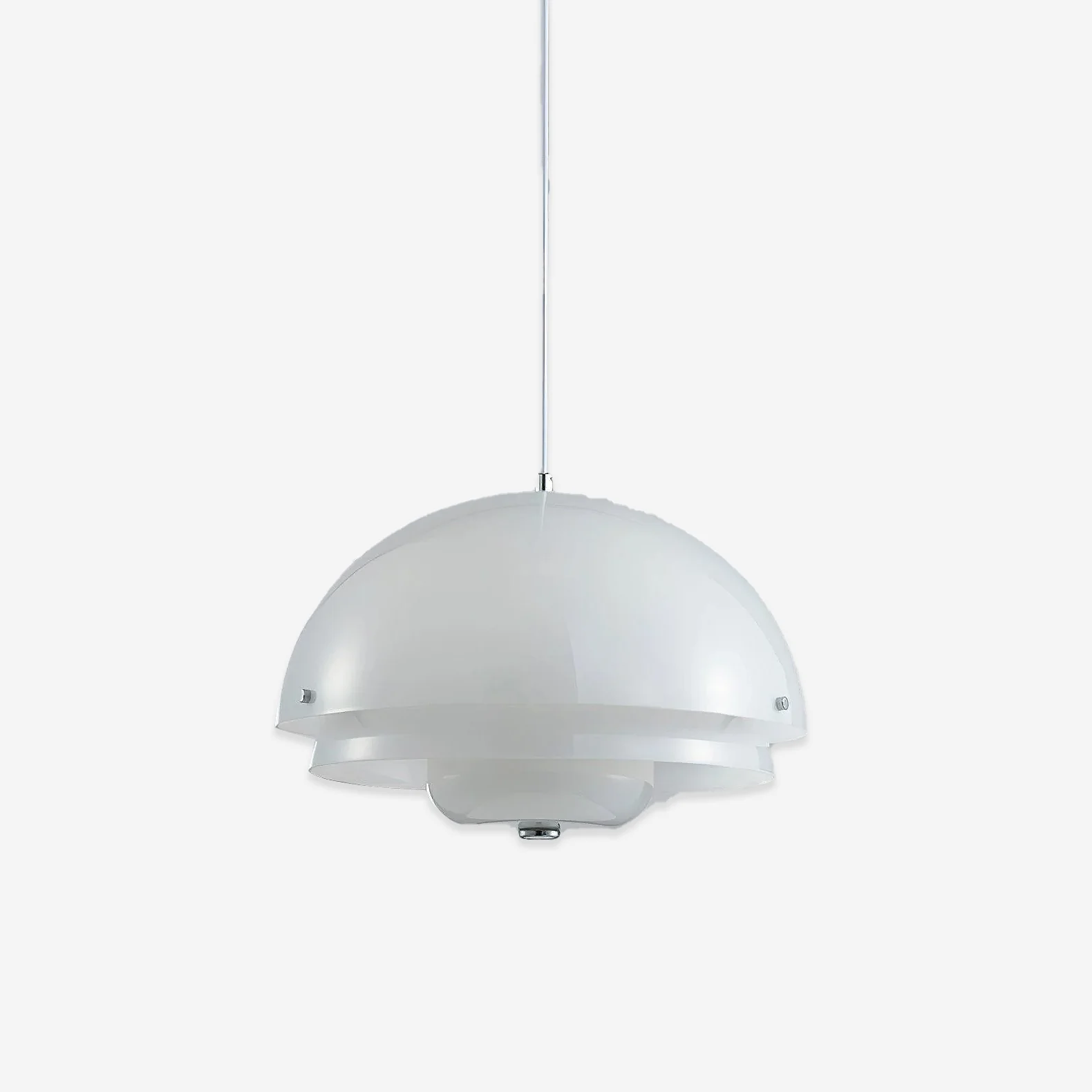 Superior Modern Milk White Layer Pendant Lamp Practical