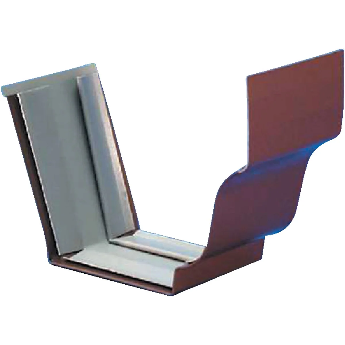 Efficient Amerimax 5 In. Galvanized Brown Slip-Joint Gutter Connector Elegant