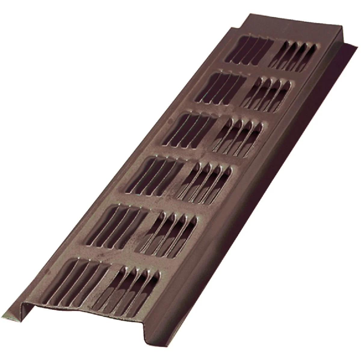 User-Friendly Air Vent Brown Continuous Aluminum Soffit and Under Eave Vent - Retrofit Minimalist