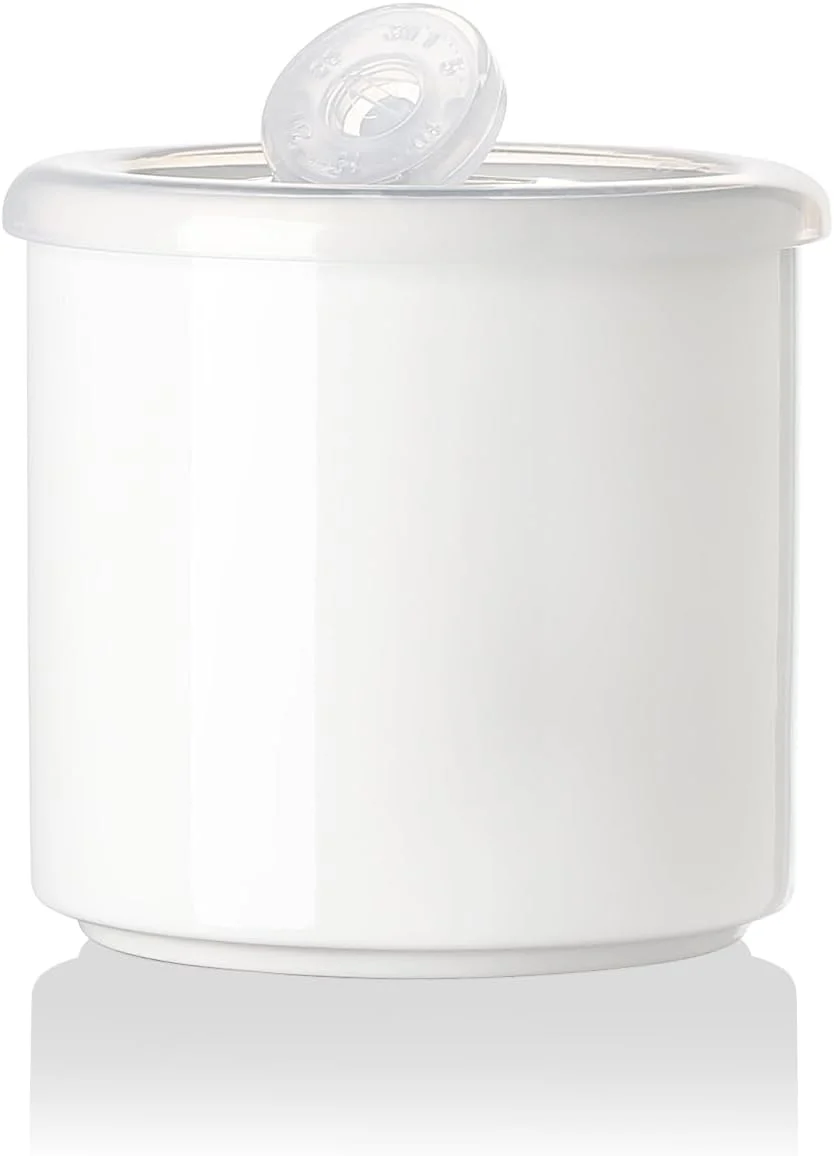 Elegant Sweejar Ceramic Food Storage Jar Salt Container with Airtight Plastic Lid Date Tracker 16 Oz Kitchen Canisters for Flour Rice Sugar Coffee Reusable