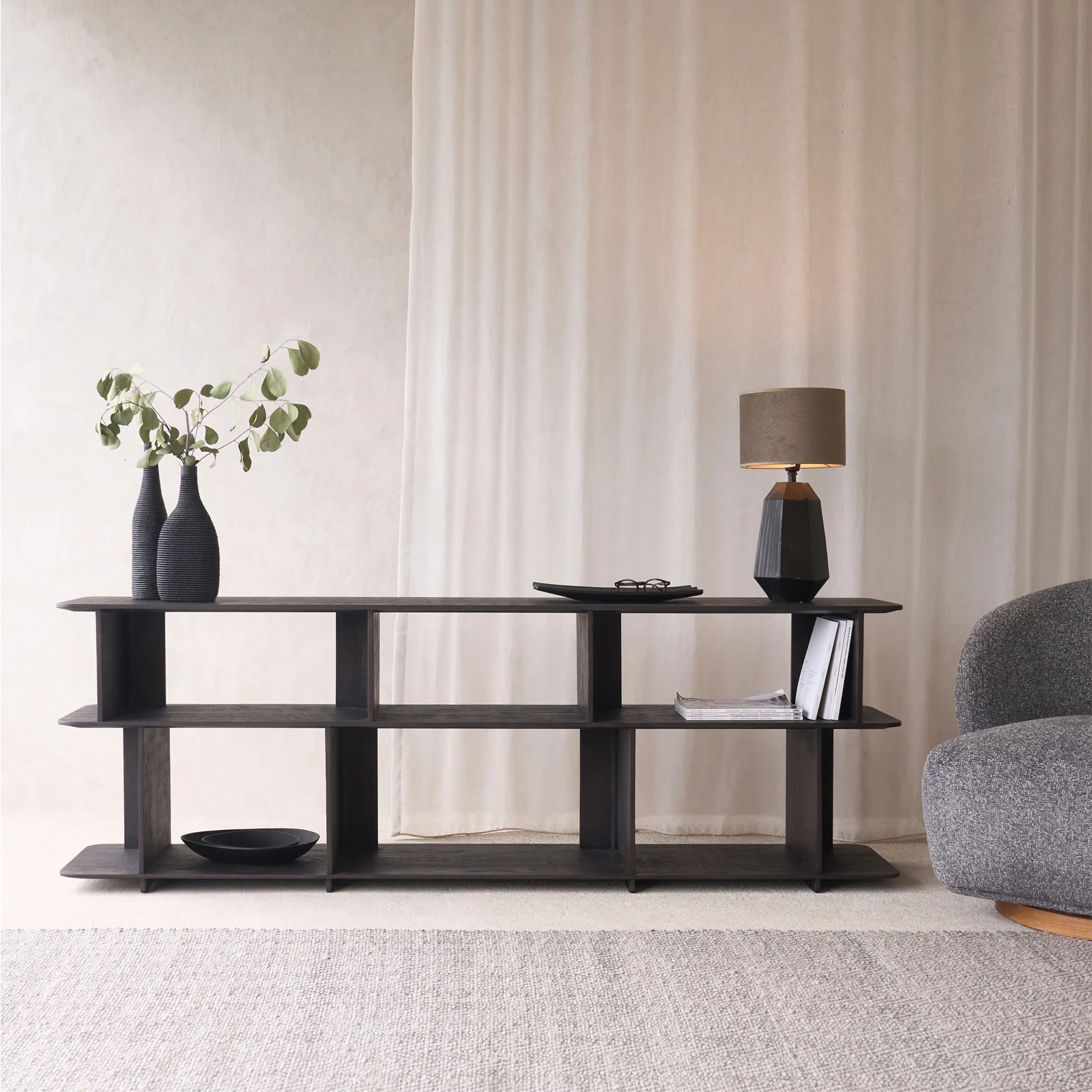 Smart Jaunt Shelf Bison Raw Sawn 200cm Selected