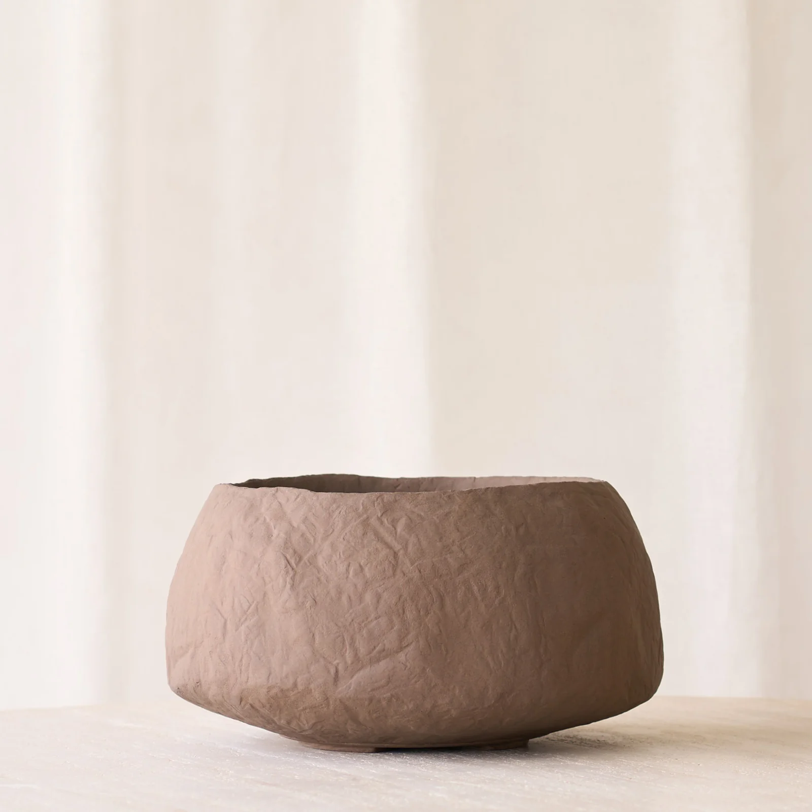 Organic Tingri Vase Brown Stylish
