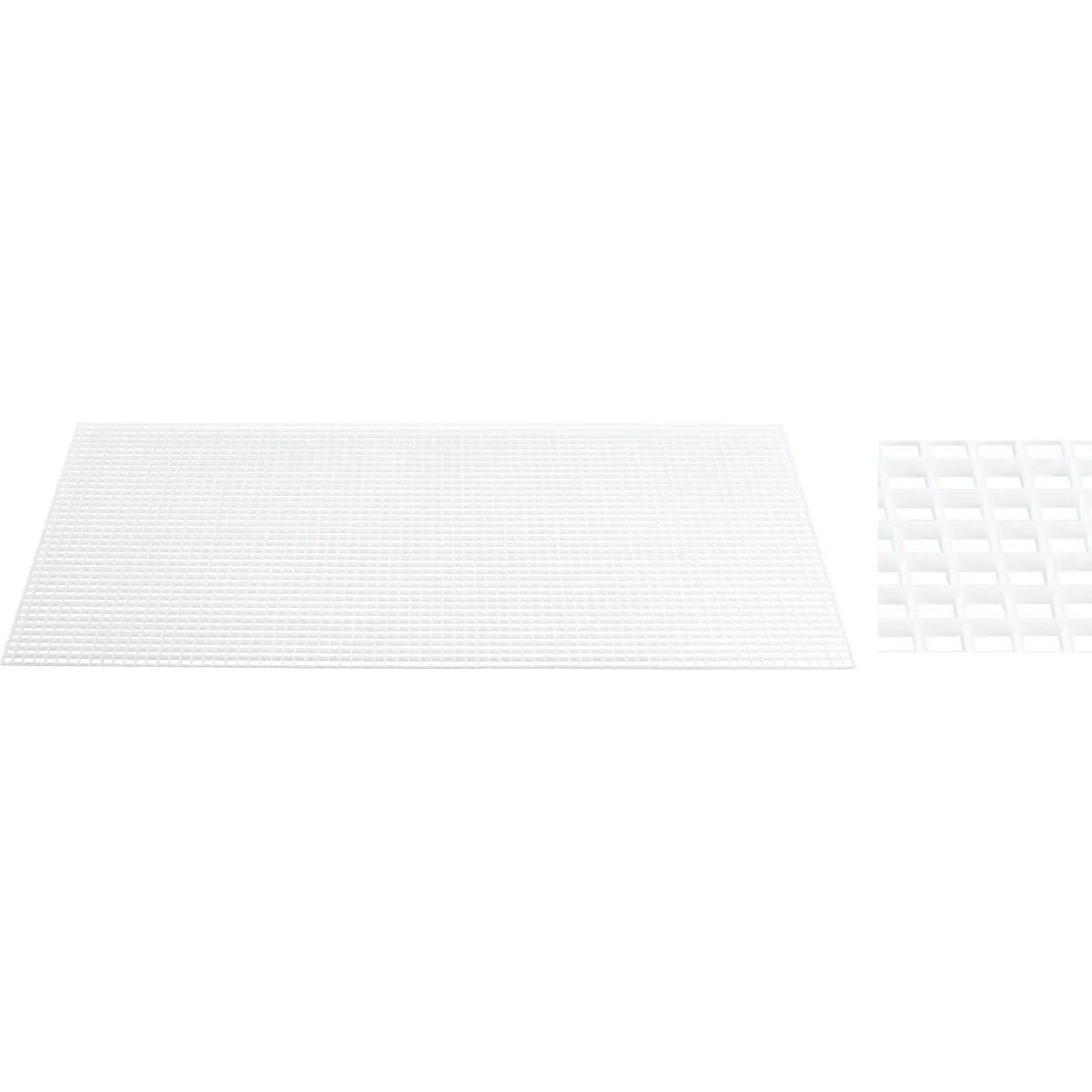 Artisan Plaskolite 2 Ft. x 4 Ft. x 3 8 In. Egg Crate White Styrene Light Panel High-Grade