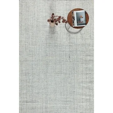 Relaxed GRIFFEN HAND WOVEN RUG IVORY Fast