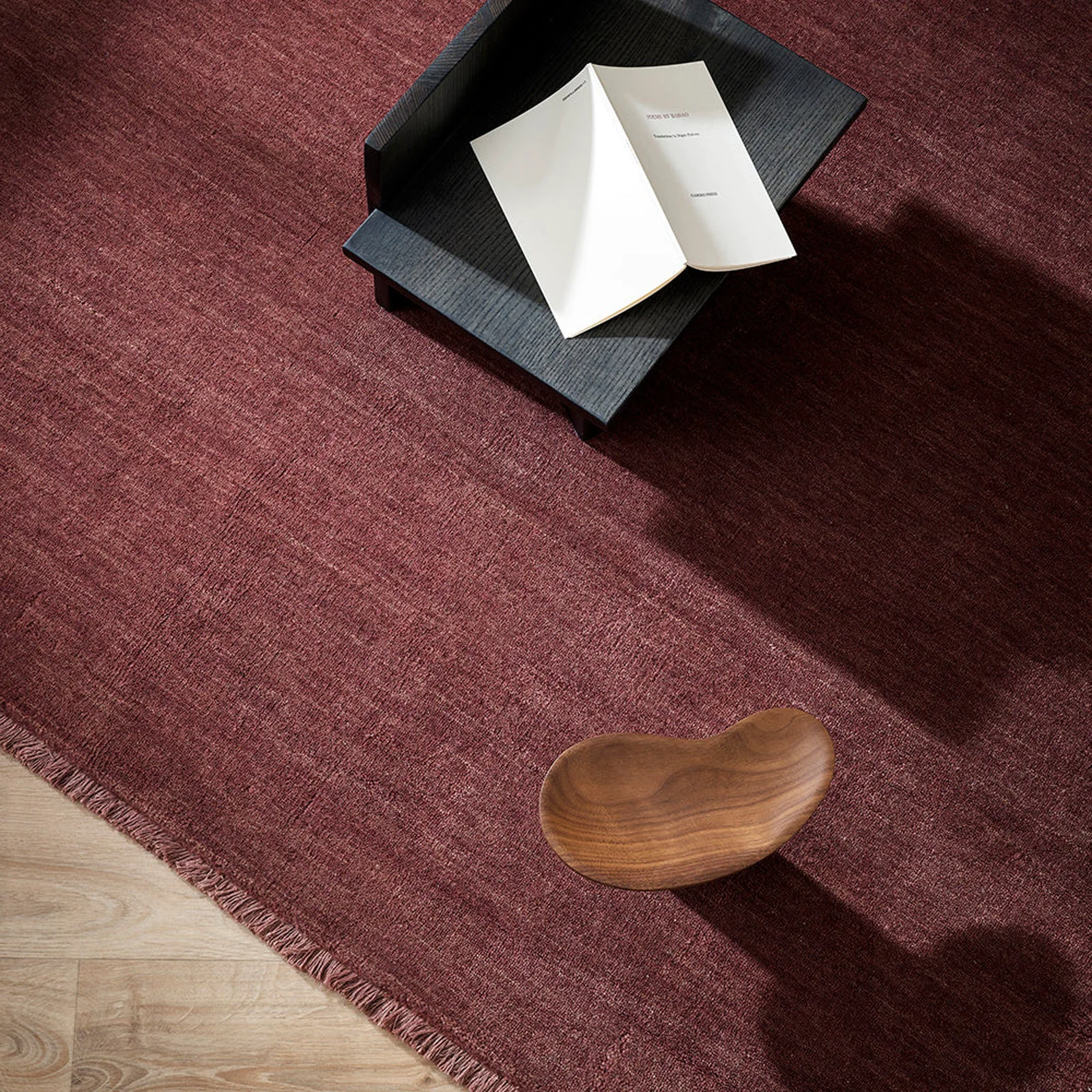 First-Class Sandringham Floor Rug Merlot Verified